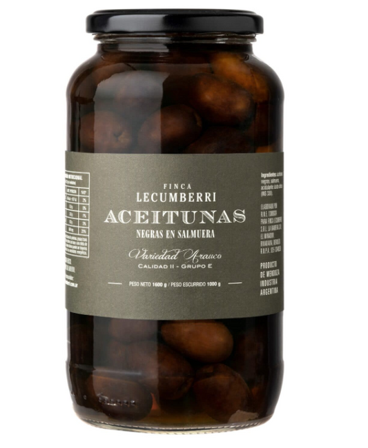 Aceitunas Negras LECUMBERRI x 500gr