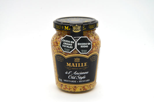 Mostaza Antigua en granos 200ml MAILLE