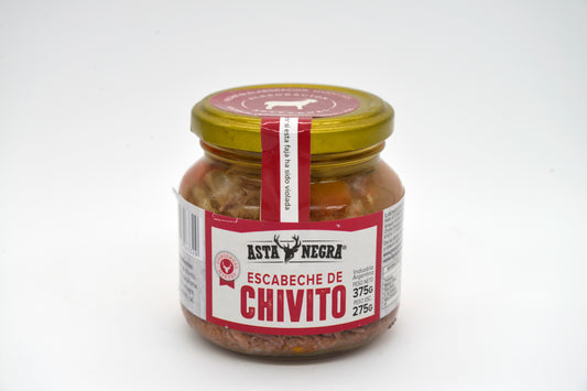Chivito en escabeche ASTA NEGRA x 375 Cc.