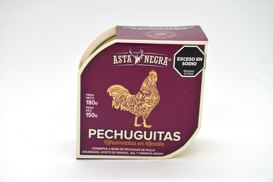 Pechuguitas Ahumadas lata ASTA NEGRA x 180 grs