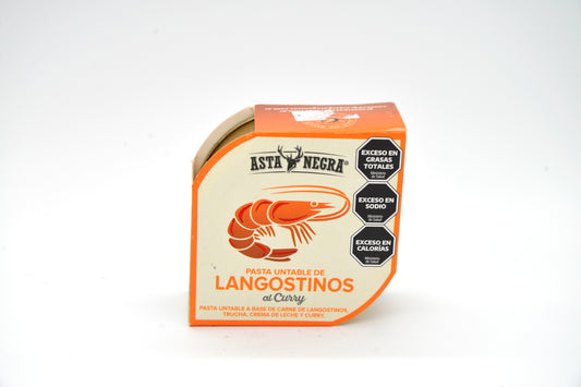 Untable de Langostinos al Curry ASTA NEGRA x 80 grs