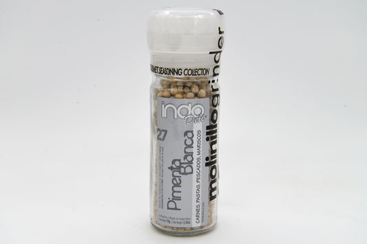 Molinillo INDO DELI Pimienta blanca x 70 grs