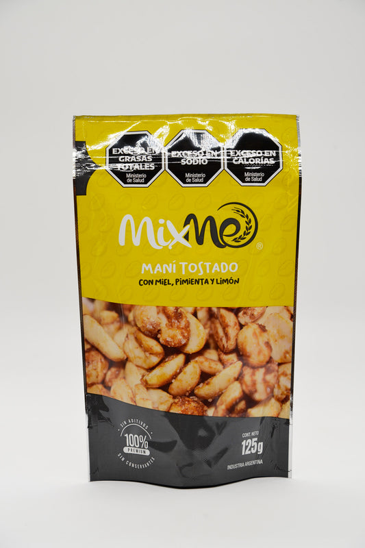 Maní Tostado Miel, Pimienta y Limón MIX ME x 125gr