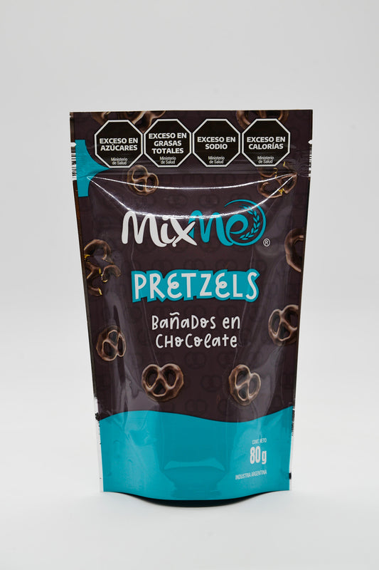 Pretzels Bañados en Choco MIX ME x 80 gr