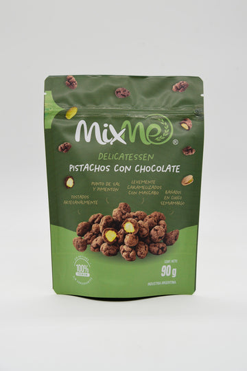 Pistachos Bañados en Chocolate MIX ME x 90 gr