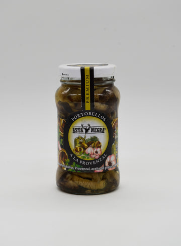 Portobellos a la provenzal ASTA NEGRA x 150 cc