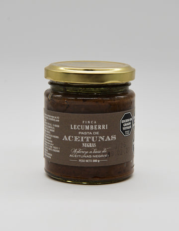 Pasta Aceitunas Negras LECUMBERRI x 200gr