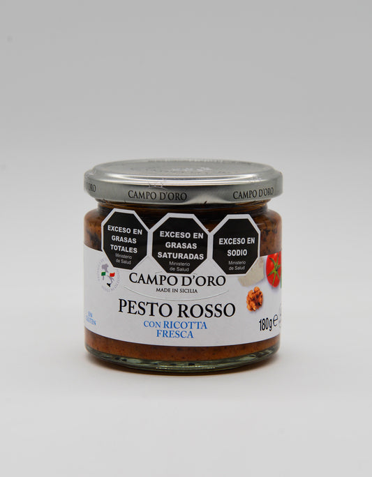Pesto Rosso con ricotta Italiano CAMPO D'ORO x 180gr