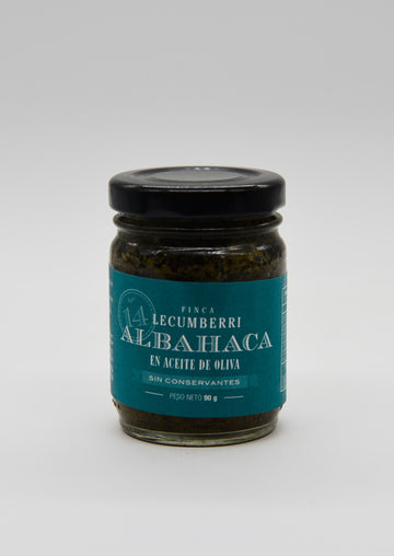 Albahaca en Aceite de Oliva LECUMBERRI x 90gr