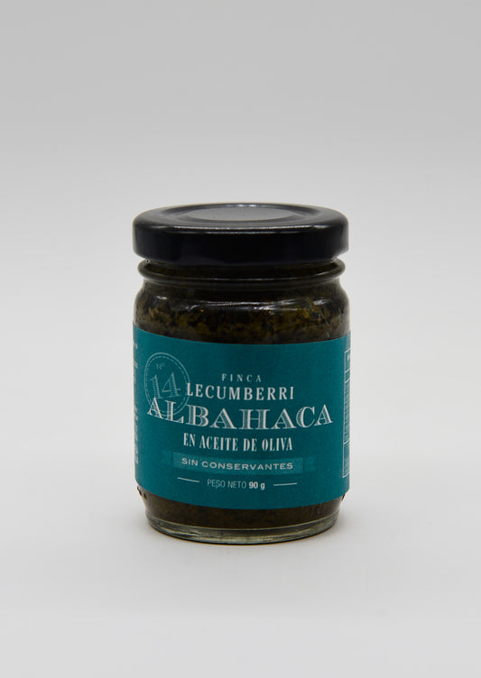 Albahaca en Aceite de Oliva LECUMBERRI x 90gr