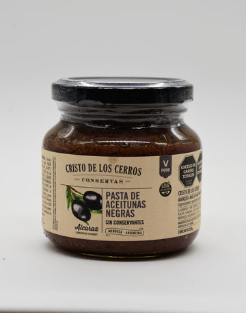 Pasta de aceitunas negras CRISTO DE LOS CERROS x 220 gr