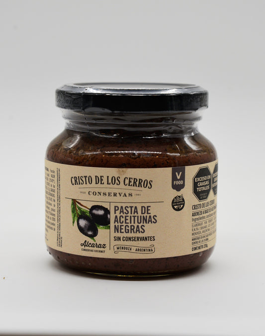 Pasta de aceitunas negras CRISTO DE LOS CERROS x 220 gr