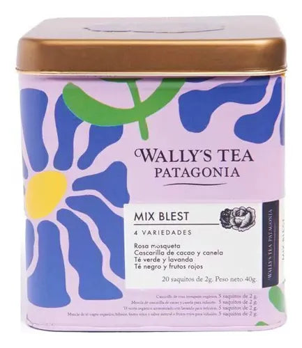 Té WALLY'S Lata Violeta Blest