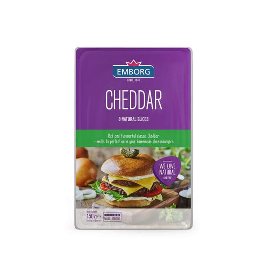 Queso Cheddar Fetas  EMBORG