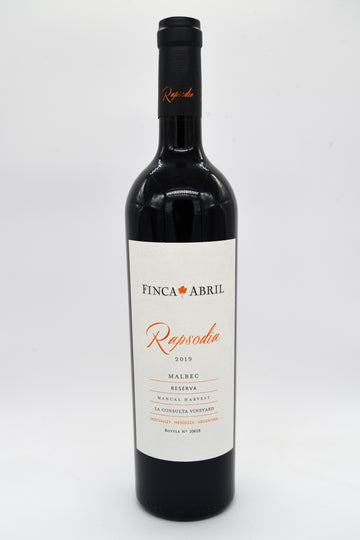 Vino Finca Abril Rapsodia Malbec