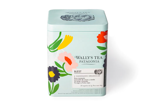 Té WALLY'S Lata Surtido BLEST Cyan
